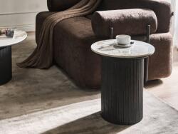 MAXISHOP Italia Collection Masa laterala DORA Ceramica Negru Masa de cafea