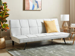 MAXISHOP Italia Collection Canapea extensibila cu 3 locuri HASLE Gri deschis Canapea