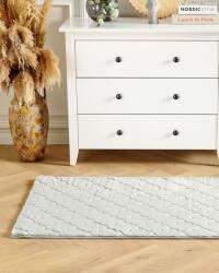 MAXISHOP Italia Collection Covor din blana sintetica GHARO Gri deschis 80 x 150 cm Covor
