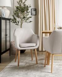 MAXISHOP Italia Collection Scaun dining YORKVILLE II Catifea Taupe