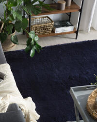 MAXISHOP Italia Collection Covor shaggy EVREN Albastru inchis 140 x 200 cm Covor