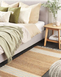 MAXISHOP Italia Collection Covor MIRZA Albastru deschis 80 x 150 cm Iuta Covor