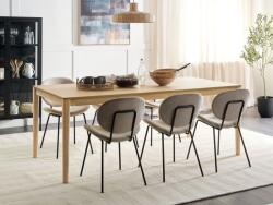 MAXISHOP Italia Collection Masa de dining ERMELO Frasin natural 200 cm 100 cm