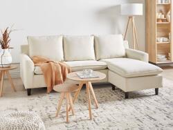 MAXISHOP Italia Collection Coltar cu 3 locuri ELVENES Bej deschis Stanga