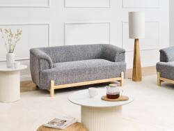MAXISHOP Italia Collection Canapea cu 2 locuri ALNOR Gri inchis Canapea