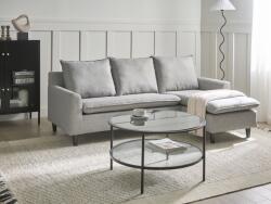 MAXISHOP Italia Collection Coltar cu 3 locuri ELVENES Gri deschis Stanga