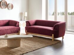 MAXISHOP Italia Collection Canapea cu 2 locuri ALNOR Chenille Bordo Canapea