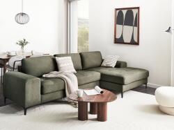 MAXISHOP Italia Collection Coltar cu 4 locuri KIRUNA Verde inchis Stanga