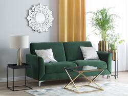 MAXISHOP Italia Collection Canapea cu 3 locuri FENES Catifea Verde inchis Canapea