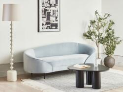 MAXISHOP Italia Collection Canapea cu 3 locuri SAVAR Catifea Albastru deschis Canapea