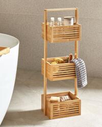 Maxishop Unitate de rafturi WAVERLY Lemn de bambus Maro deschis Raft