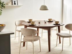 MAXISHOP Italia Collection Masa de dining HUNTLEY Stejar inchis 140 cm 140 cm