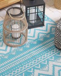 MAXISHOP Italia Collection Covor de exterior NAGPUR Turcoaz 120 x 180 cm Covor