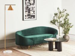 MAXISHOP Italia Collection Canapea cu 3 locuri SAVAR Catifea Verde smarald Canapea