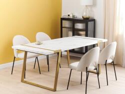 MAXISHOP Italia Collection Masa de dining MARTYNIKA Alb marmura 200 cm 90 cm