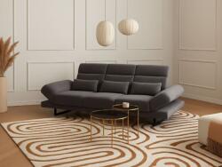 MAXISHOP Italia Collection Canapea cu 3 locuri IKAST Negru Canapea