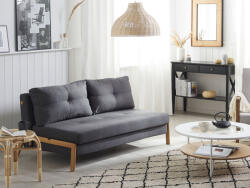MAXISHOP Italia Collection Canapea extensibila cu 2 locuri EDLAND Gri inchis Canapea