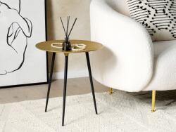 MAXISHOP Italia Collection Masa laterala WAIPU Metal Auriu Masa de cafea