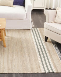 MAXISHOP Italia Collection Covor MIRZA Gri 160 x 230 cm Iuta Covor