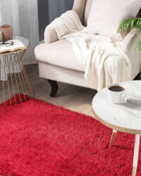 MAXISHOP Italia Collection Covor shaggy CIDE Rosu 80 x 150 cm Covor