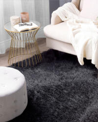 MAXISHOP Italia Collection Covor shaggy CIDE Negru 160 x 230 cm Covor