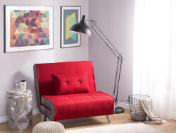 MAXISHOP Italia Collection Canapea extensibila single FARRIS Rosu Canapea