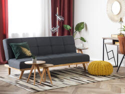 MAXISHOP Italia Collection Canapea extensibila cu 3 locuri FROYA Gri inchis Canapea