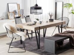 MAXISHOP Italia Collection Masa de dining ADENA Maro deschis 150 cm 90 cm