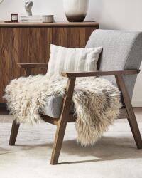 MAXISHOP Italia Collection Covor din blana sintetica MUNGO Bej 63 x 95 cm Covor