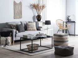 MAXISHOP Italia Collection Canapea cu 2 locuri KALMAR Gri deschis Canapea