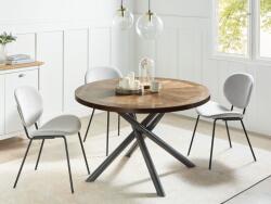 MAXISHOP Italia Collection Masa de dining LORENZO Frasin maro 120 cm 120 cm