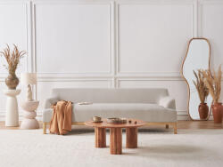 MAXISHOP Italia Collection Canapea cu 3 locuri SOSJO Bej deschis Canapea