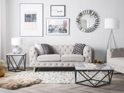 MAXISHOP Italia Collection Canapea cu 2 locuri VISSLAND Bej deschis Canapea