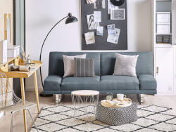 MAXISHOP Italia Collection Canapea extensibila cu 2 locuri YORK Albastru Canapea