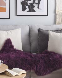 MAXISHOP Italia Collection Covor din blana de oaie ULURU Violet 65 x 110 cm Covor