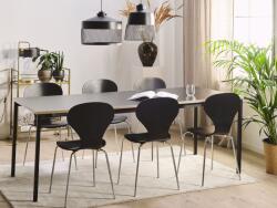 MAXISHOP Italia Collection Masa de dining extensibila AVIS Negru 140 190 cm 90 cm