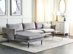 MAXISHOP Italia Collection Coltar cu 4 locuri VINTERBRO Catifea Gri Dreapta
