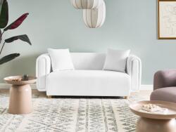 MAXISHOP Italia Collection Canapea cu 2 locuri LILLEROD Alb Canapea