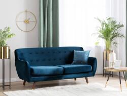 MAXISHOP Italia Collection Canapea cu 3 locuri BODO Catifea Bleumarin Canapea