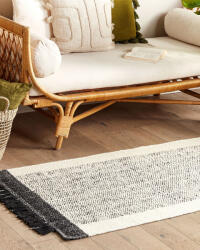 MAXISHOP Italia Collection Covor KETENLI Alb 80 x 150 cm Lana Covor