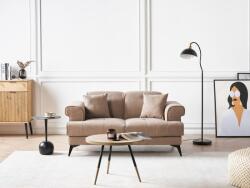 MAXISHOP Italia Collection Canapea cu 2 locuri SKIVE Maro deschis Canapea
