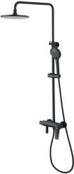Lemark Coloana de dus Lemark Bronx LM3762BL Negru, cu dus tip ploaie