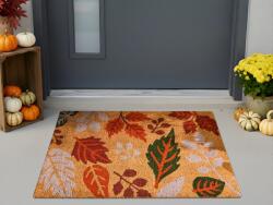 Maxishop Covor intrare DAGATAN Multicolor 60 x 90 cm Frunza Fibra de nuca de cocos Pres