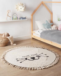 MAXISHOP Italia Collection Covor pentru copii ETSERI Bej o 120 cm Bumbac Covor
