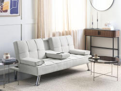 MAXISHOP Italia Collection Canapea extensibila cu 3 locuri ROXEN Bej deschis Canapea