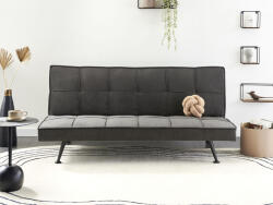 MAXISHOP Italia Collection Canapea extensibila cu 3 locuri HASLE Gri inchis Canapea