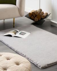 MAXISHOP Italia Collection Covor din blana sintetica MIRPUR Gri 80 x 150 cm Covor