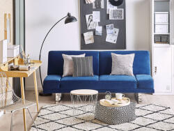 MAXISHOP Italia Collection Canapea extensibila cu 2 locuri YORK Catifea Bleumarin Canapea