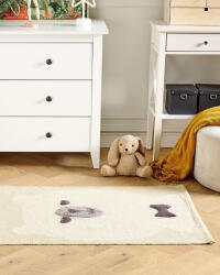 MAXISHOP Italia Collection Covor pentru copii SIMAU Bej 80 x 150 cm Bumbac Covor