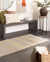 MAXISHOP Italia Collection Covor TALPUR Verde deschis 80 x 300 cm Iuta Covor